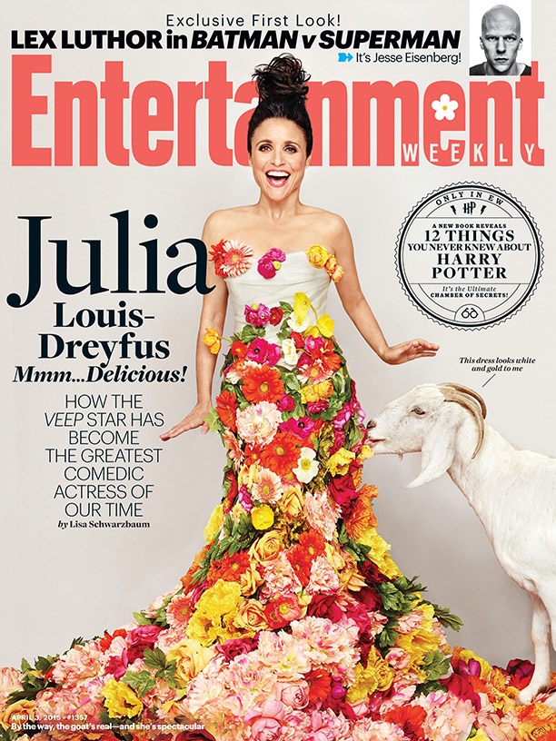 Julia Louis-Dreyfus graces the April 3, 2015, cover from Entertainment Weekly. 