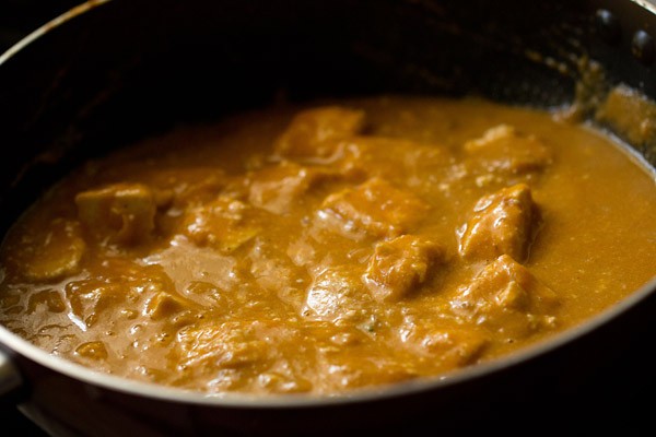 simmer paneer lababdar curry