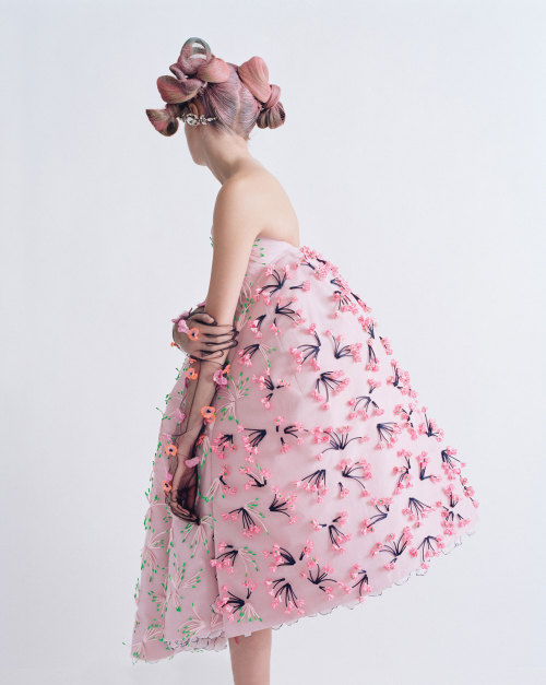 wmagazine:Peachy PinksPhotograph by Tim Walker, styled by Edward...