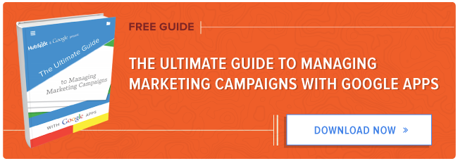 how to manage marketing campaigns with google apps