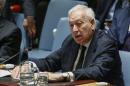 El ministro español de Exteriores, José Manuel García-Margallo, durante una sesión del Consejo de Seguridad de Naciones Unidas en la sede de la ONU en Nueva York, Estados Unidos. EFE