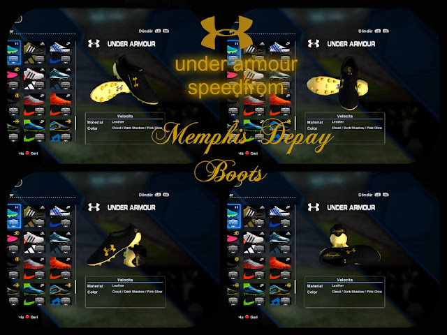 pes 2013 Under Armour Speedform Memphis Depay Boots