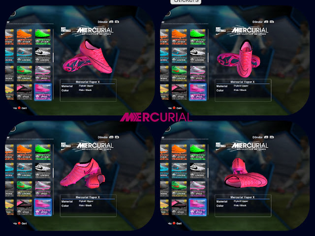 PES 2013 Pink Nike Mercurial Superfly Boots