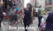 ACOSO. La joven caminó durante 10 horas y recibió más de 100 comentarios (Captura de video).