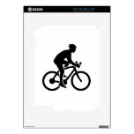 Mountainbike cycling decals for iPad 2