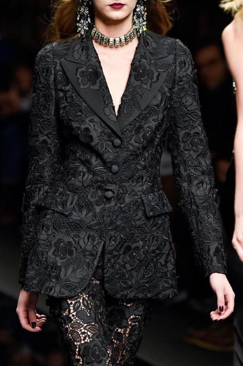 Details from Ermanno Scervino Fall/Winter 2015.Milan Fashion...