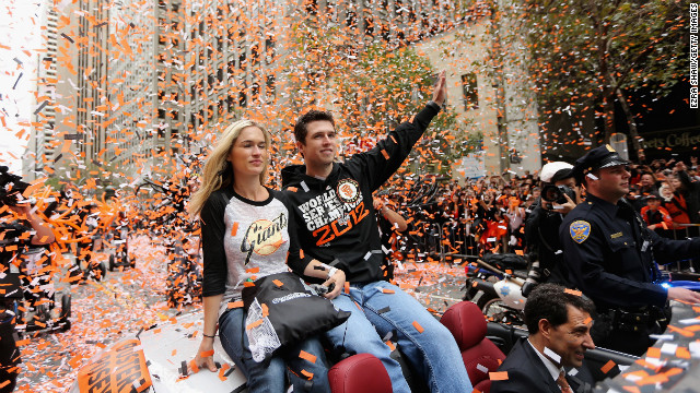 Giants catcher Buster Posey has enjoyed two parades this decade. Will there be a third soon?