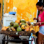 Fotos de Cartagena de Indias, vendedora de Fruta
