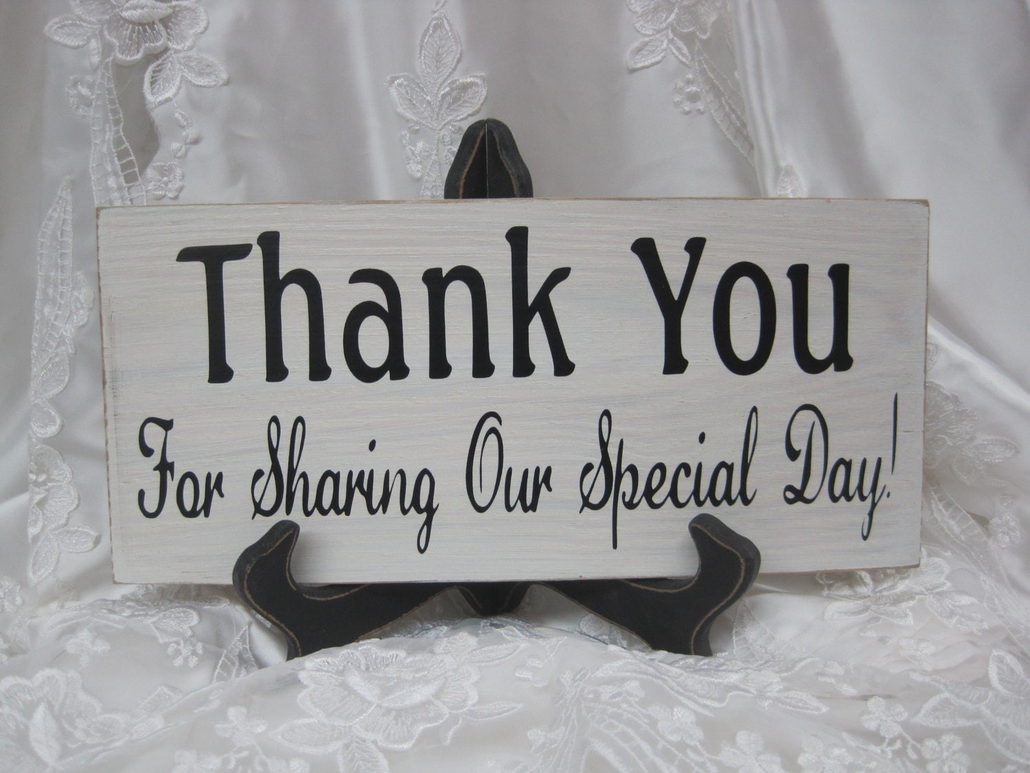 Rustic Wedding Sign Thank You for Sharing our Special Day Reception Gift Table Photo Prop Decoration Country Barn style Weddings
