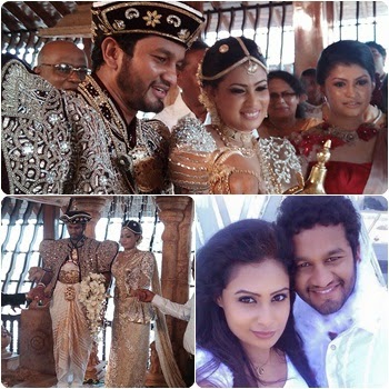 Dimuth Karunarathne takes hand in marriage with tele-actress Anuradha