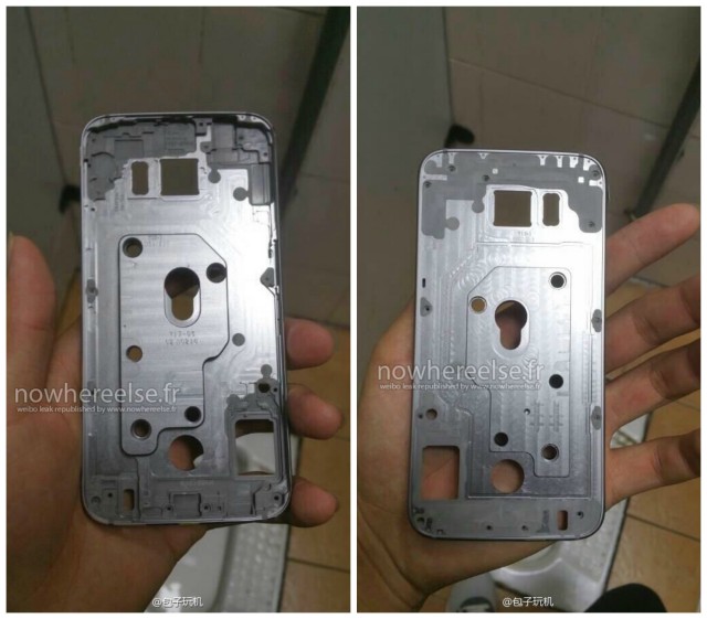 Samsung Galaxy S6 metal frame front back