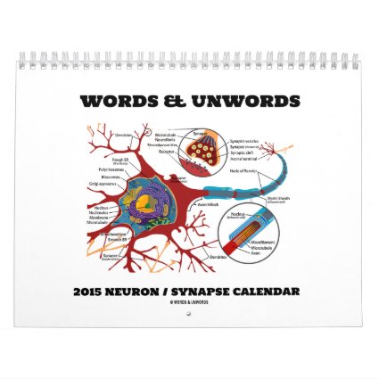 Words & Unwords Neuron / Synapse 2015 Calendar