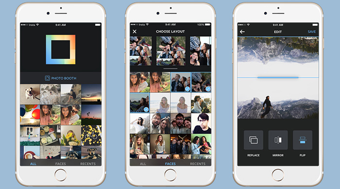 Instagram представили приложение для создания коллажей