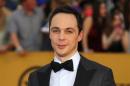 Actor Jim Parsons of the CBS series "The Big Bang Theory" poses on arrival at the 21st annual Screen Actors Guild Awards in Los Angeles