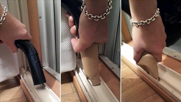 Vacuum Tight Spots with a Moldable Toilet Paper Tube Extender