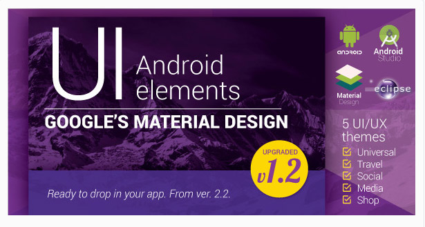 Material-Design-UI-Android-Template-App
