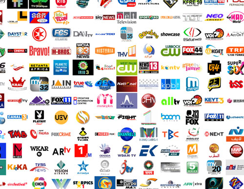 These are just a few of the 9000+ TV channel logos collected here .
