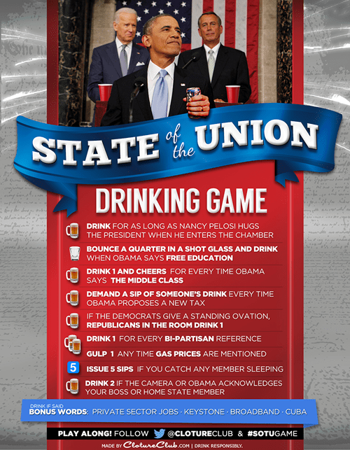 state of the union drinking game