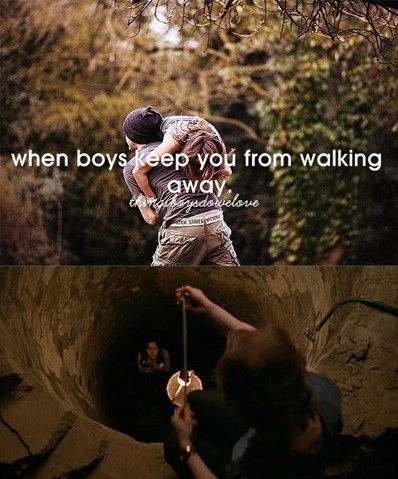 boys keep you from walking away