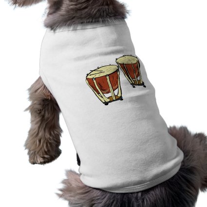 Timpani Two With Mallets Graphic Image Doggie Tee Shirt