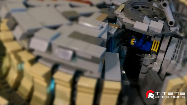 It Took 10,000 LEGO Bricks To Build The Millennium Falcon's Interior