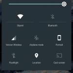 Quick Settings gets a facelift but loses some valuable functionality in Lollipop.