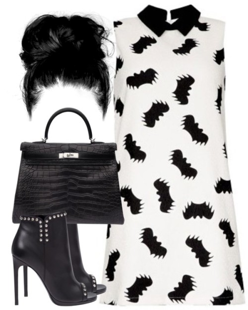 Fashion blog Bat dress by officialnat featuring a peter pan...