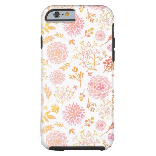 Floral iPhone case Tough iPhone 6 Case