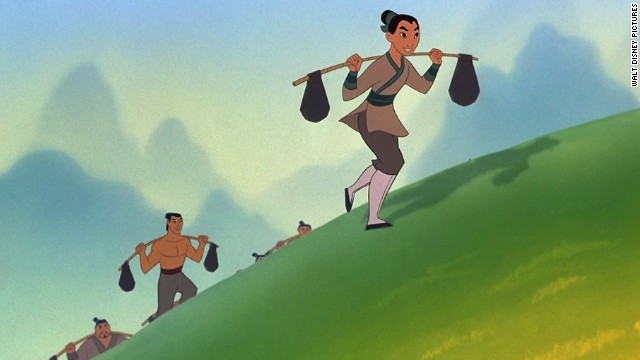 Mulan bent traditional gender roles when she took her father's place in the Chinese army in 1998's "Mulan." Don't pretend you didn't get chills when she climbed up that pole during the "I'll Make a Man Out of You" <a href='http://ift.tt/O9HSin' target='_blank'>training montage.</a>