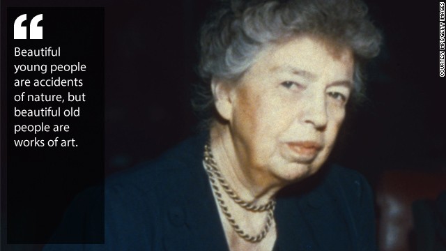 Eleanor Roosevelt circa 1960. 