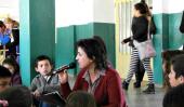 ESTACIÓN JUÁREZ CELMAN. La intendenta Myrian Prunotto en actividades con niños de la ciudad. (Gentileza Municipalidad de Estación Juárez Celman).