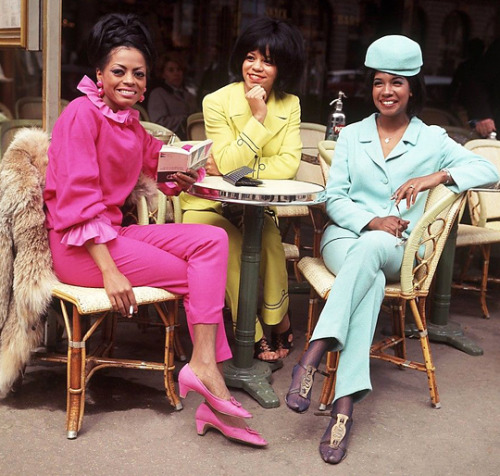 The Supremes in Paris, 1965 (via)