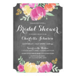 Posy Garden Chalkboard | Bridal Shower 5x7 Paper Invitation Card
