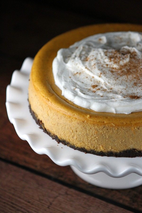 Pumpkin Cheesecake #recipe