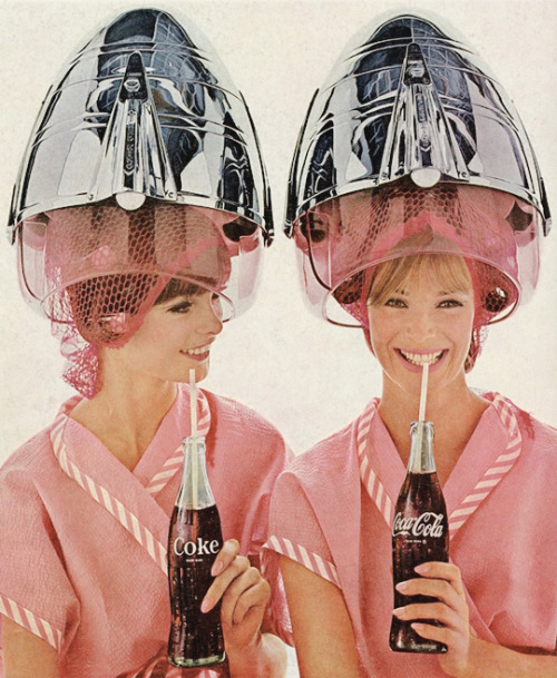 Jean Shrimpton and Anne de Zogheb for Coca Cola, 1965