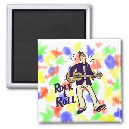 rock n roll guy playing guitar purple.png refrigerator magnets