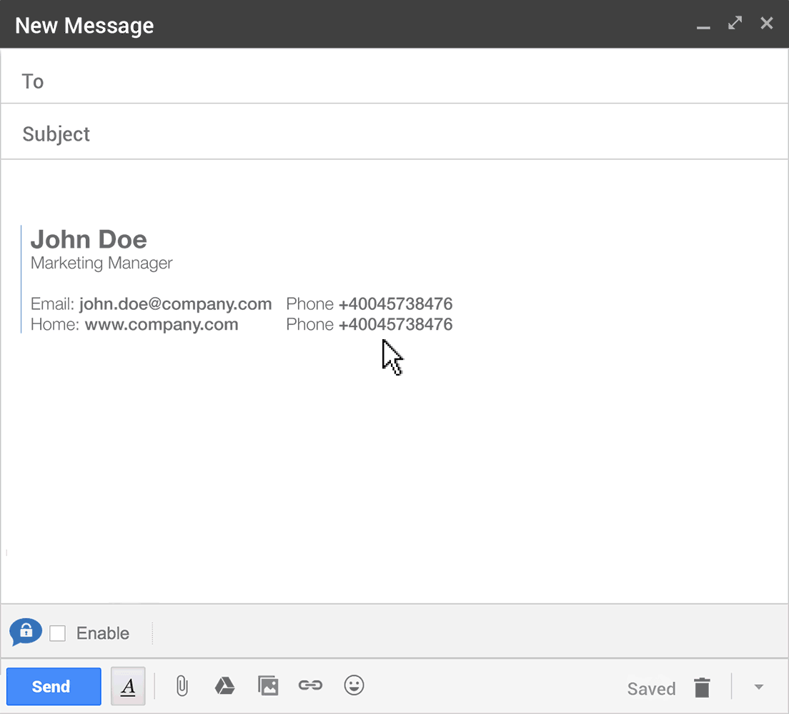 Criptext Compose Email