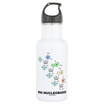 RNA Nucleobases (Biochemistry) 18oz Water Bottle