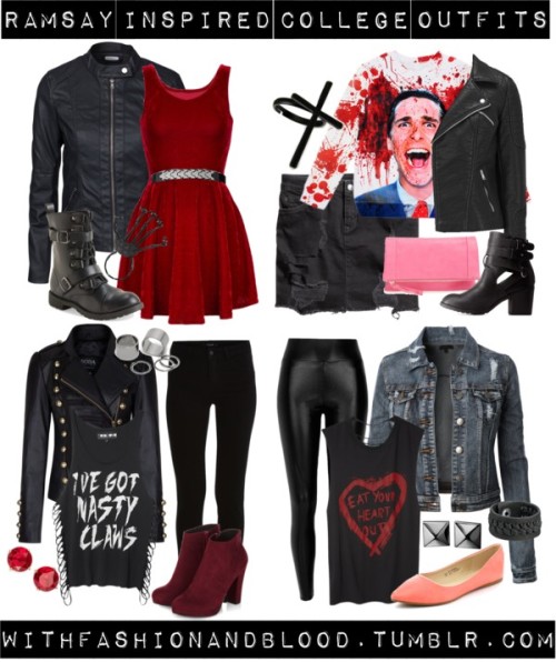 Ramsay inspired college outfits by withfashionandblood featuring...