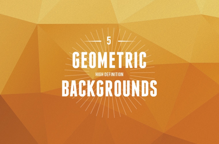 5 High Definition Geometric Backgrounds