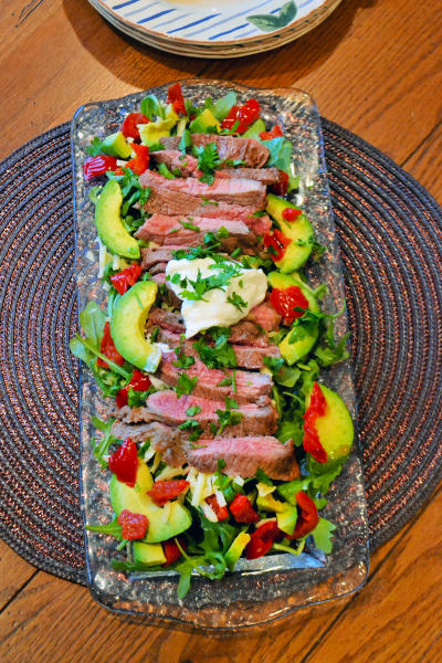 Carne Asada Salad Picture