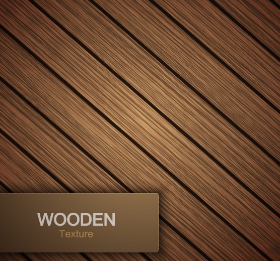 Brown Wooden Texture Vector