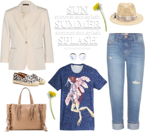 Sun, summer, splash par natcatt utilisant jeans taille haute