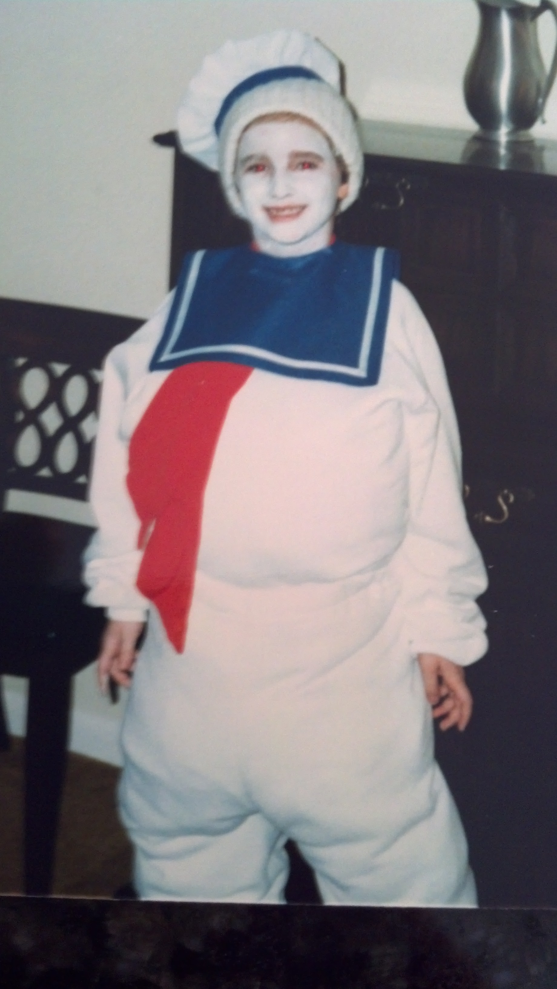 The author as the Puft Marshmallow Man.