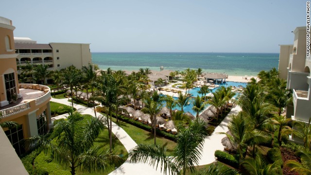 Another of the award-winning Iberostar properties is 11th-place Iberostar Grand Hotel Rose Hall, Jamaica, an adults-only resort offering international cuisine, golf course and, of course, the beach.