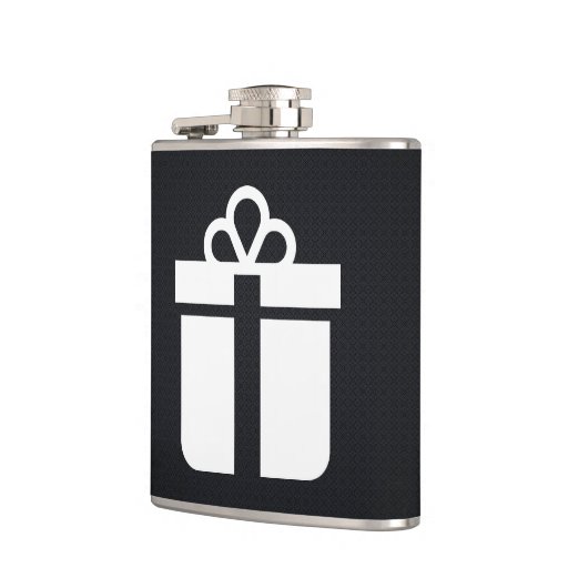 Big Gift Boxes Pictograph Hip Flask