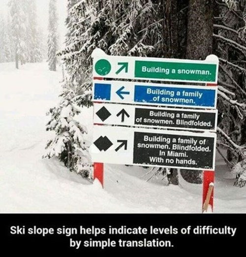 sign,clever,skiing,g rated,win