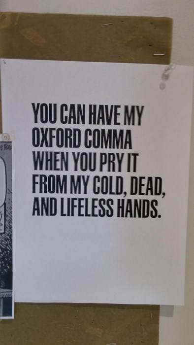 the oxford comma is a grammatical treasure