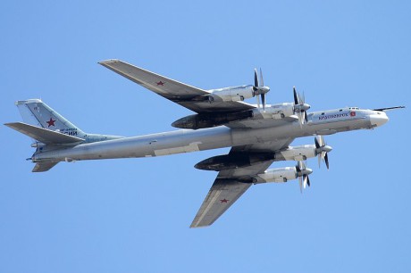 Tu-95 Bear take off image