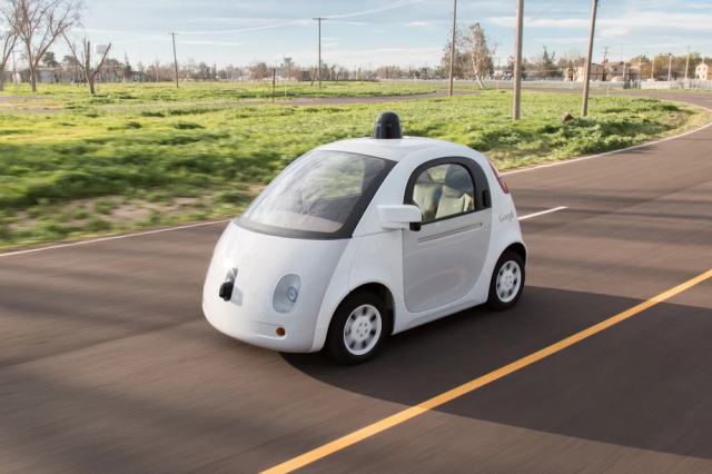 google self driving prototype